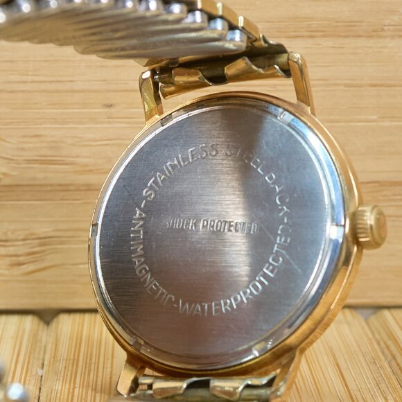 Vintage 60s ELGIN Manual Wind Watch, Gold Tone, Working - Picture 8 of 12